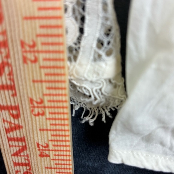 Free People Cream Lace 2 piece Mini Dress Sz Med - Picture 13 of 16